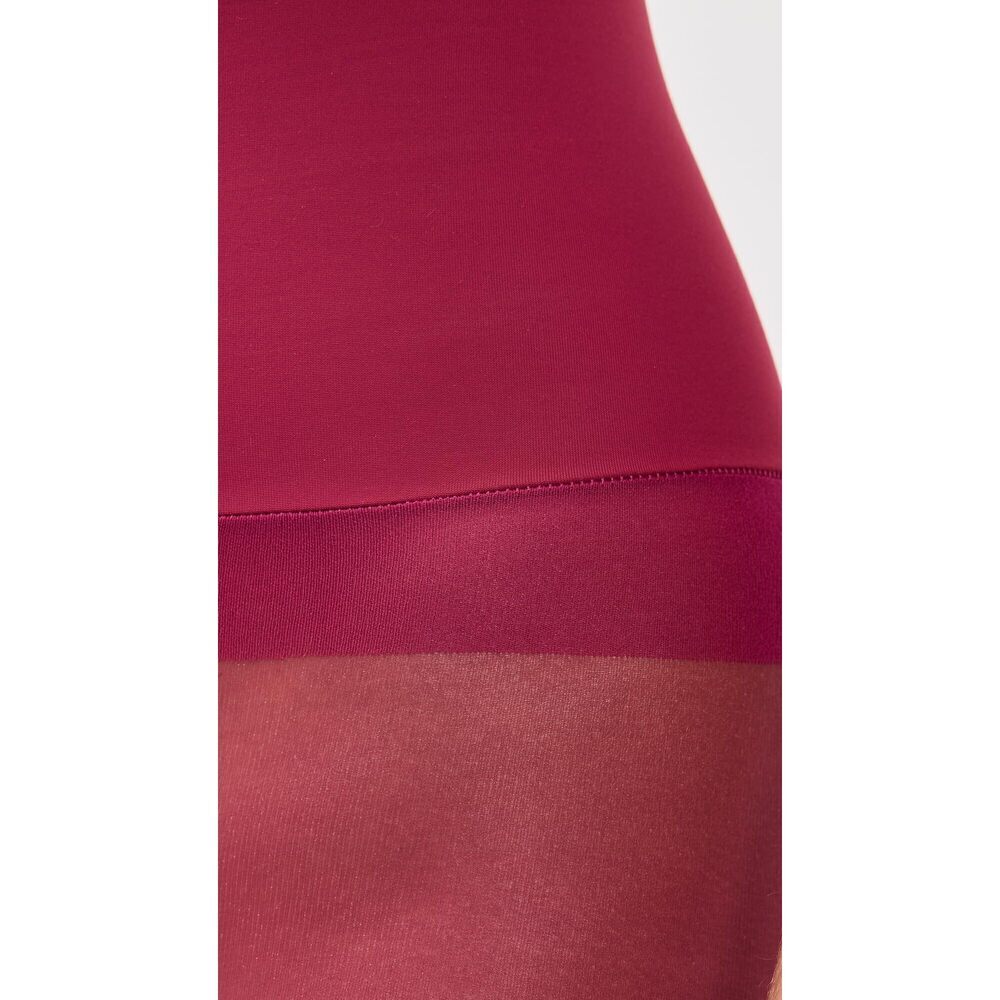 commando Women's Premier Sheer Tights Raspberry Red S - Picture 3 of 3